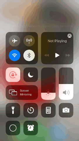 Screenshot of plate UI being updated